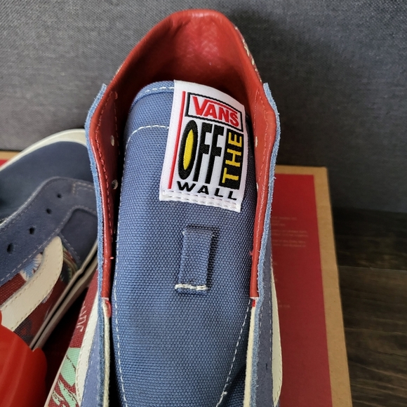 Vans Sk8 Hi 138 Decon Hawaiian Jungle SF Men Red Blue VNOA4BX2B6R (2022) - Picture 6 of 8